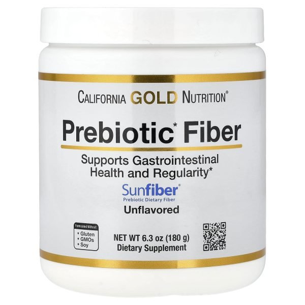 California Gold Nutrition, Fibra Prebiótica, 180 g (6,3 oz)