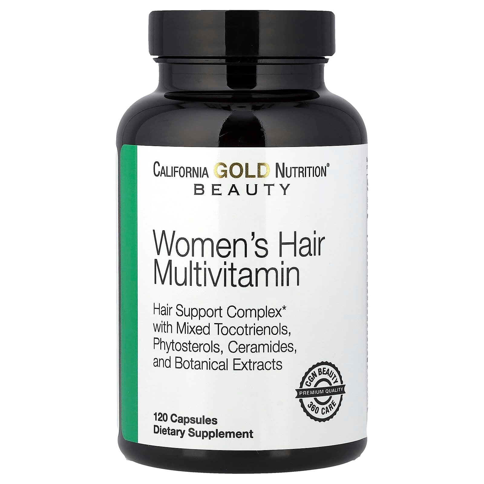 California Gold Nutrition, Beauty, Multivitamínico Capilar para Mulheres, 120 Cápsulas Vegetais