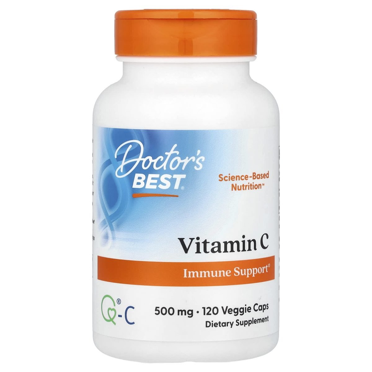 Doctor's Best, Vitamina C, 500 mg, 120 Cápsulas Vegetais