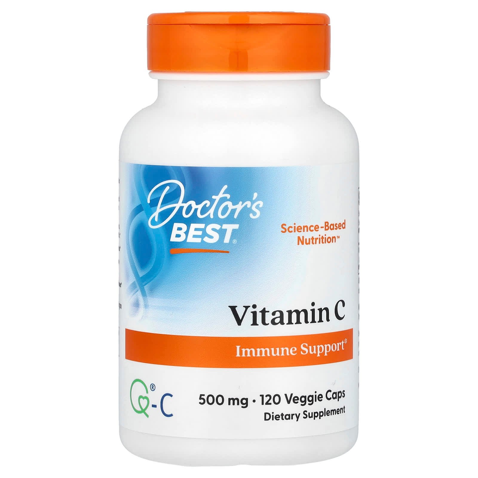 Doctor's Best, Vitamina C, 500 mg, 120 Cápsulas Vegetais