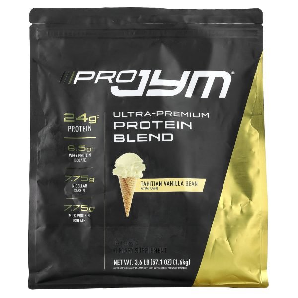 JYM Supplement Science, Mistura de Proteína Ultra-Premium, Tahitian Vanilla Bean, 1,6 kg (3,6 lb)