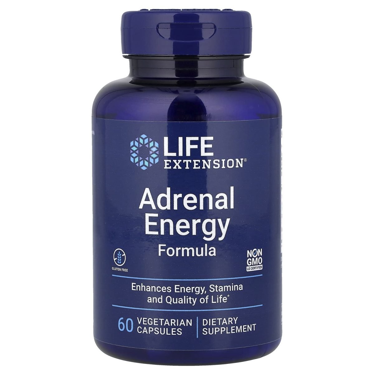 Life Extension, Adrenal Energy Formula, 60 Vegetarian Capsules