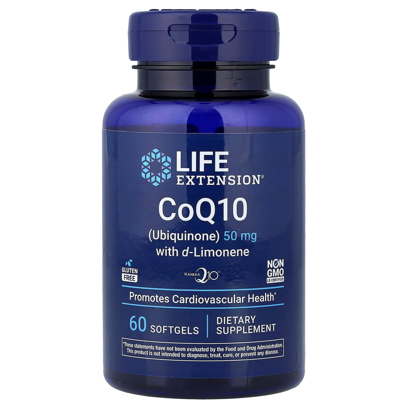 Life Extension, CoQ10 com d-Limoneno, 60 Cápsulas Softgel