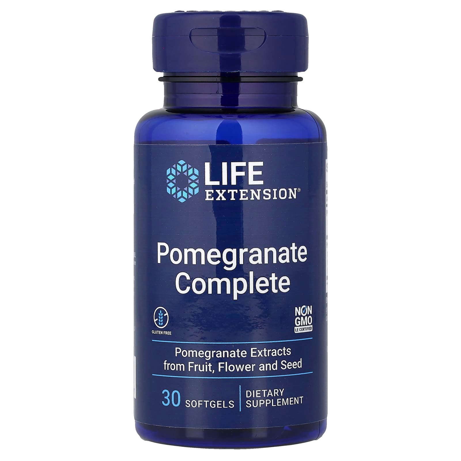 Life Extension, Romã Completa, 30 Cápsulas Softgel