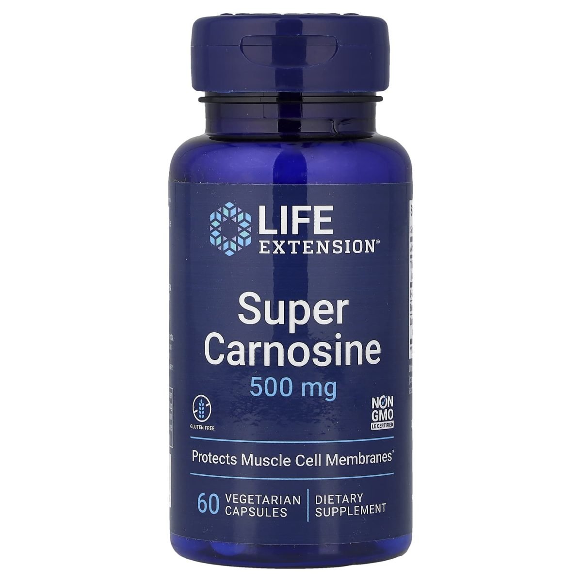Life Extension, Supercarnosine, 60 Cápsulas Vegetarianas