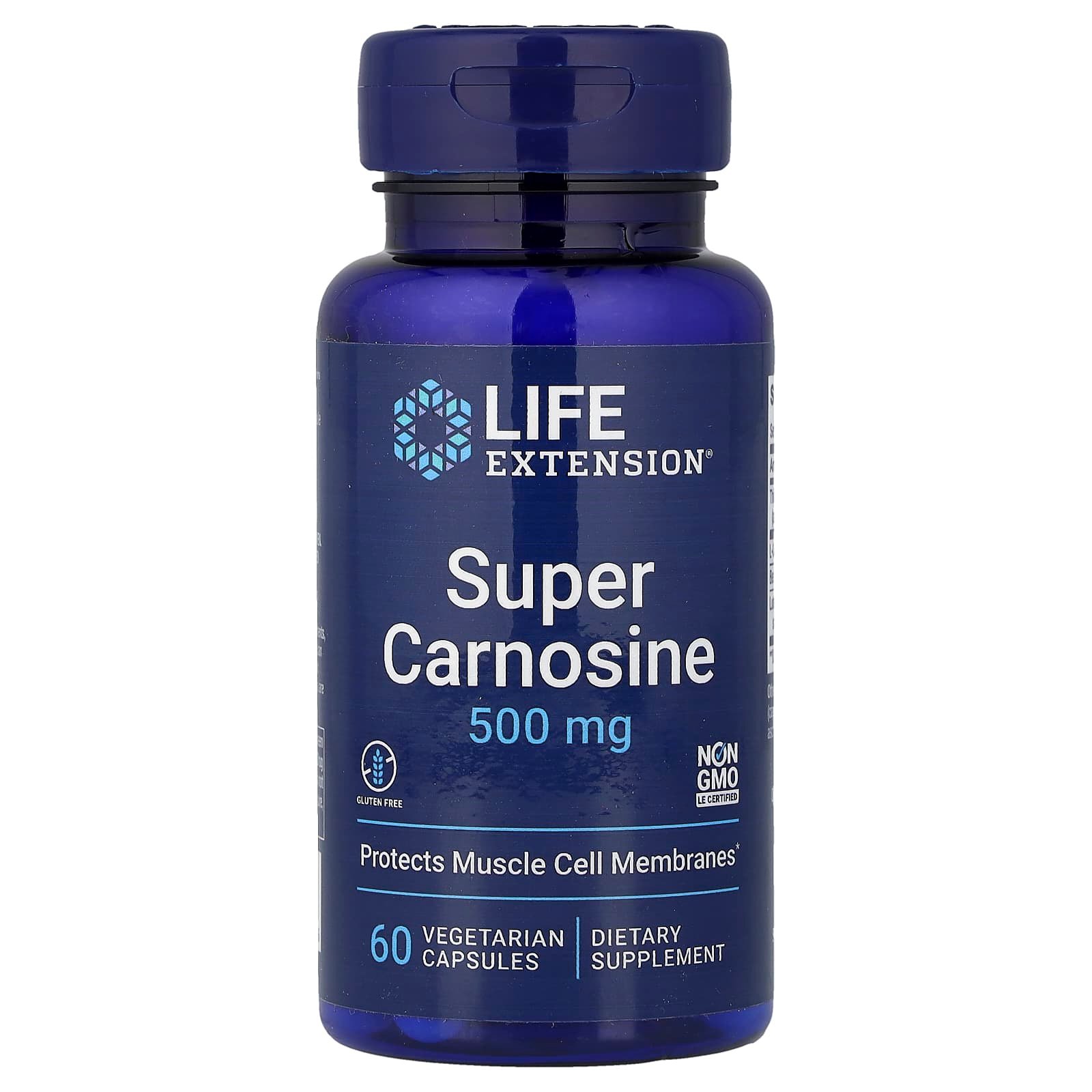 Life Extension, Supercarnosine, 60 Cápsulas Vegetarianas