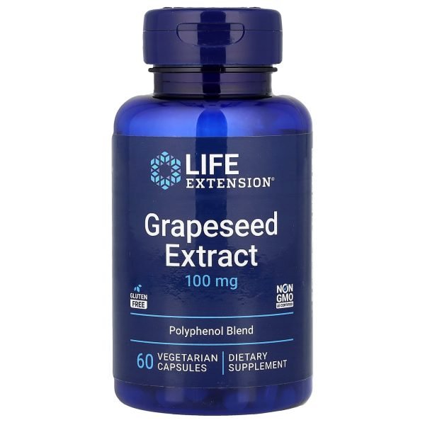 Life Extension, Extrato da Semente de Uva, 60 Cápsulas Vegetarianas