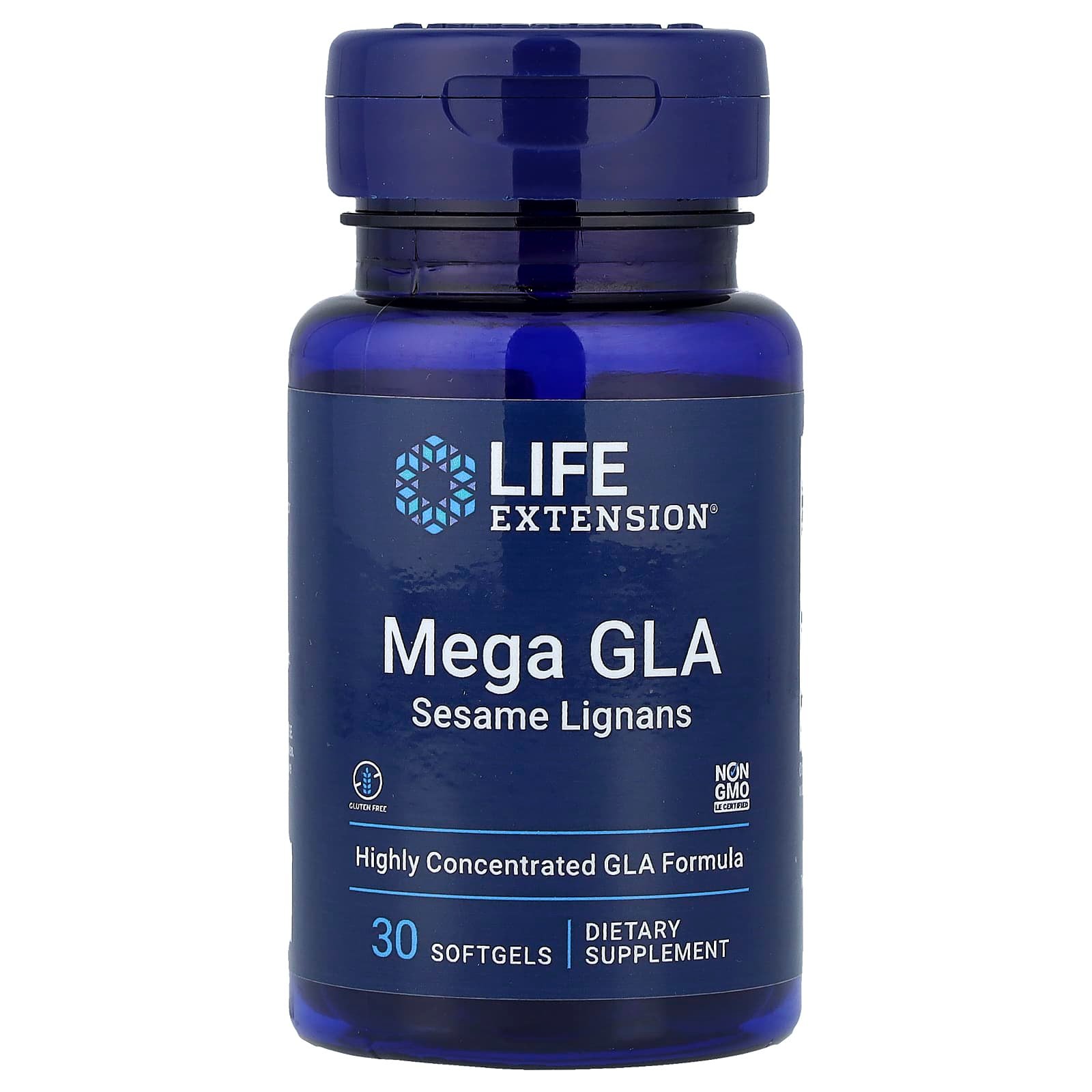 Life Extension, Lignanas de Gergelim Mega GLA, 30 Cápsulas Softgels