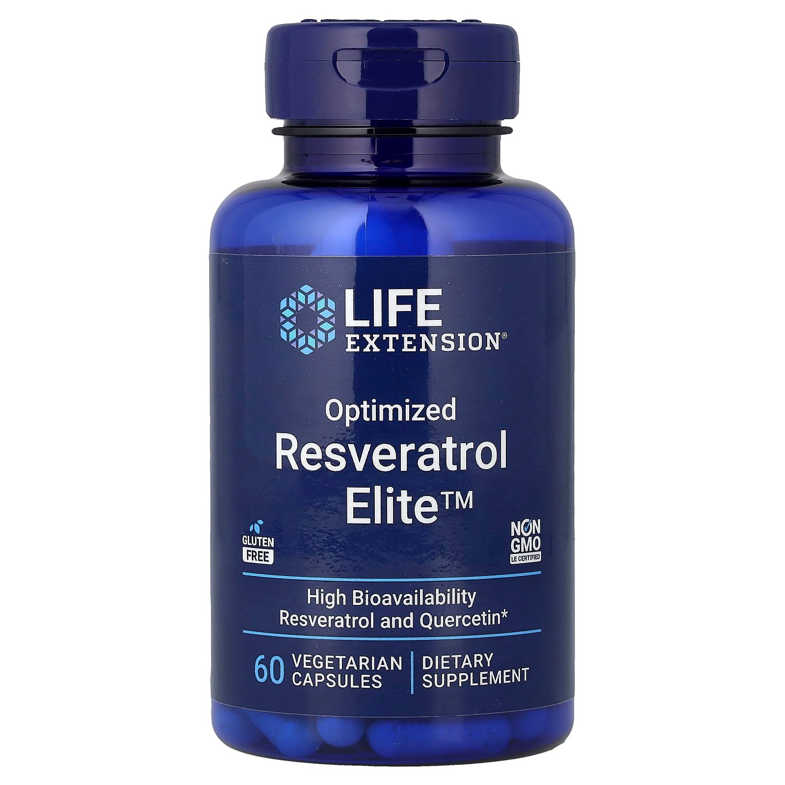 Life Extension, Optimized Resveratrol Elite™, 60 Vegetarian Capsules