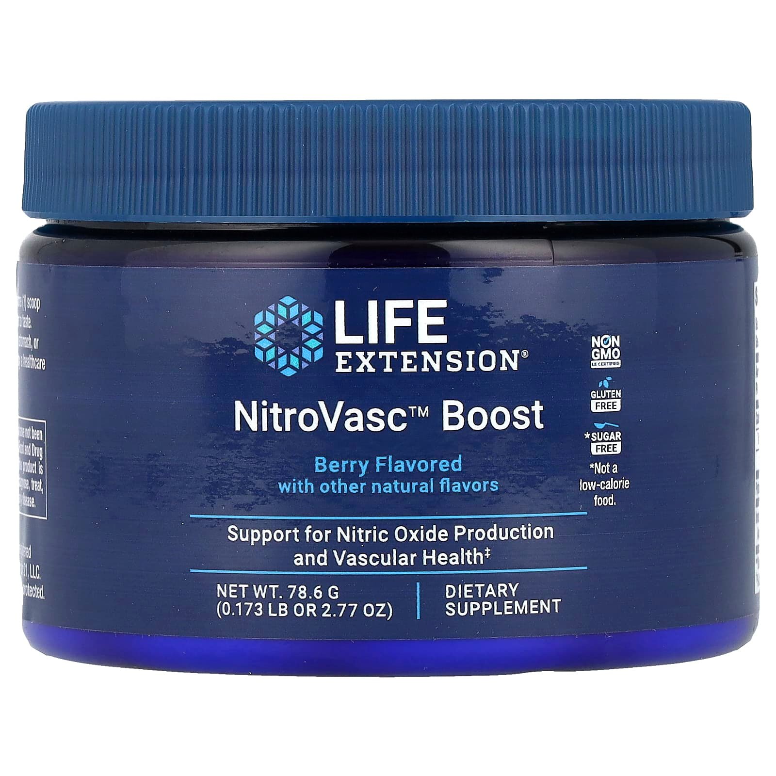 Life Extension, NitroVasc™ Boost, Berry, 78,6 g (2,77 oz)