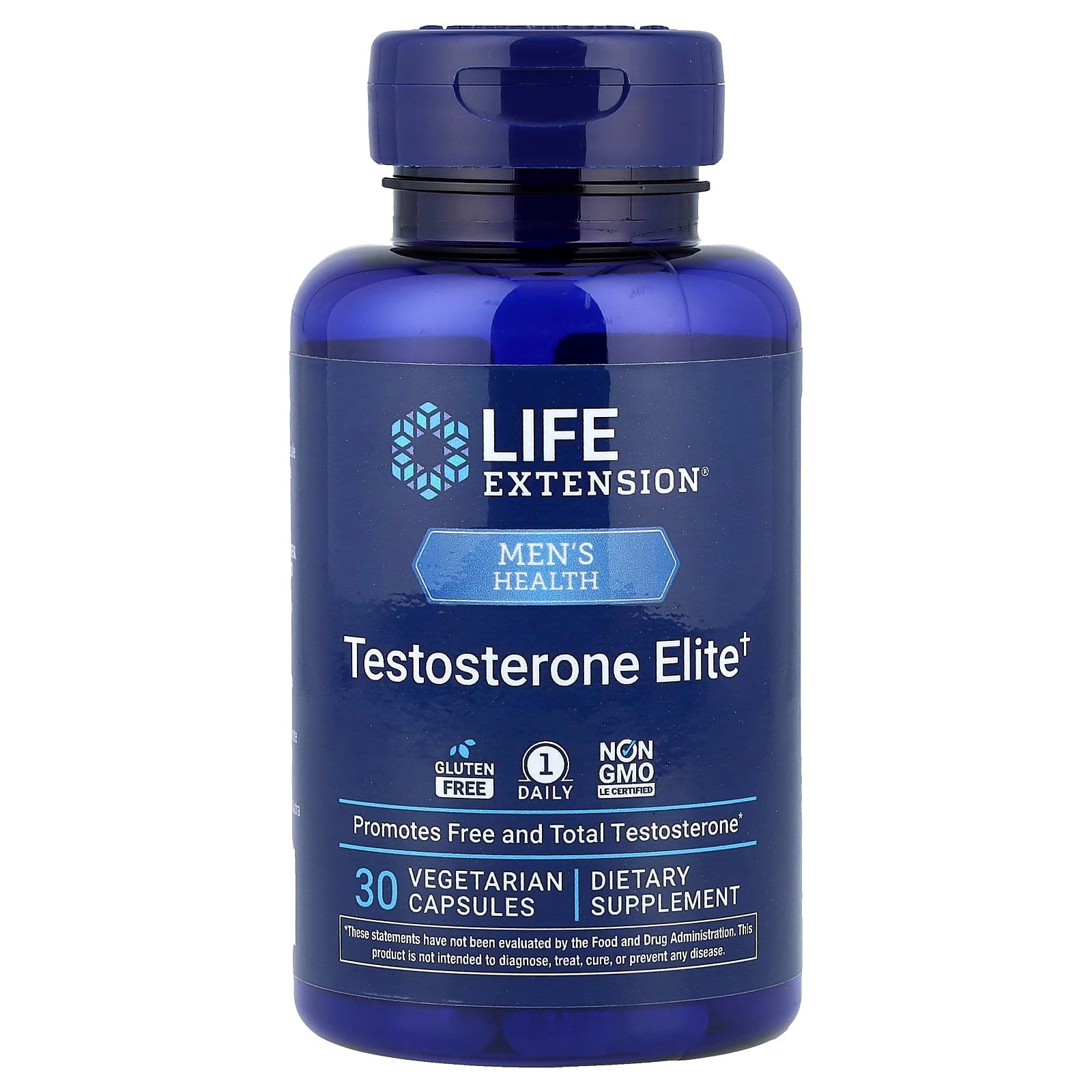 Life Extension, Men's Health, Testosterone Elite®, 30 Vegetarian Capsules