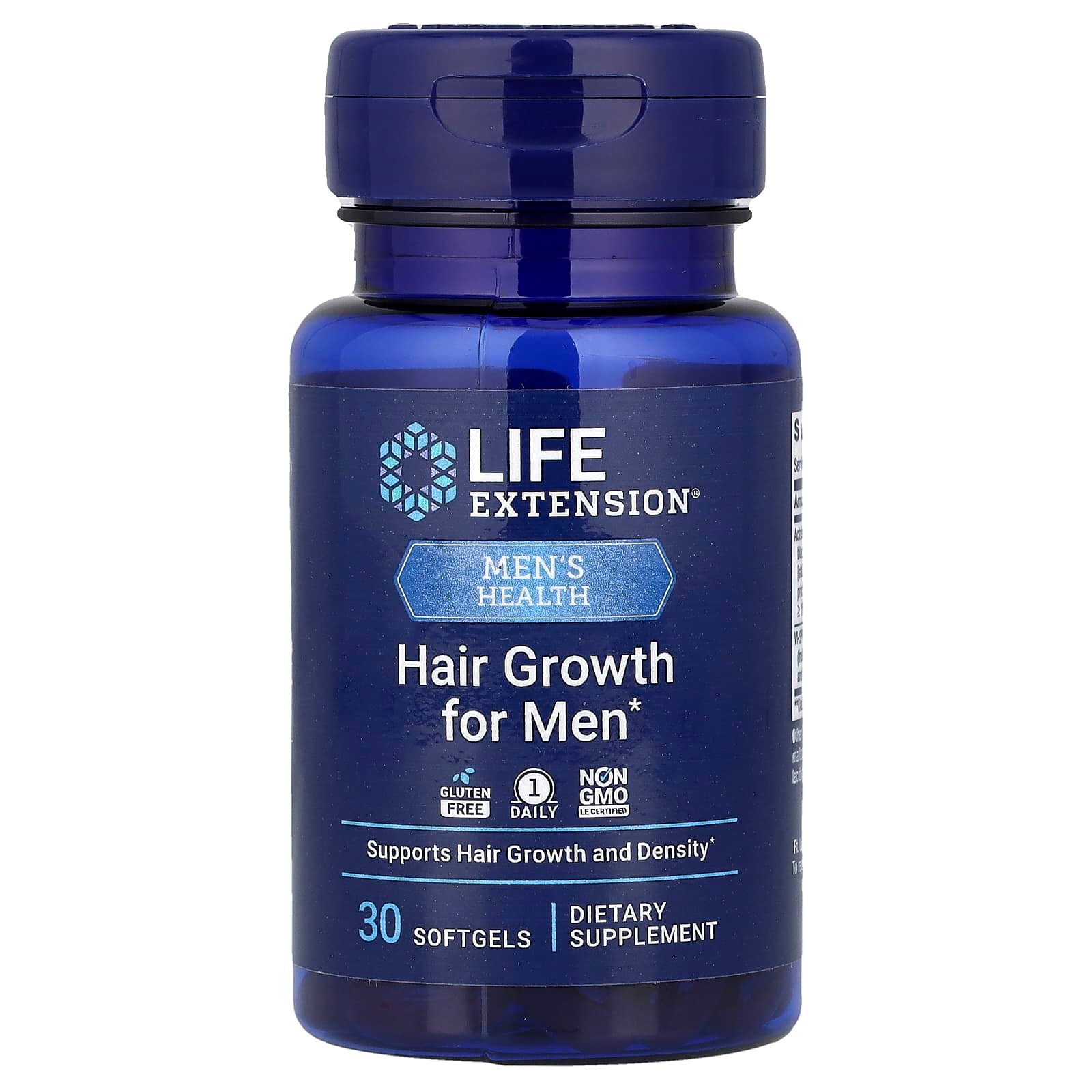 Life Extension, Men's Health, Hair Growth for Men, 30 Softgels