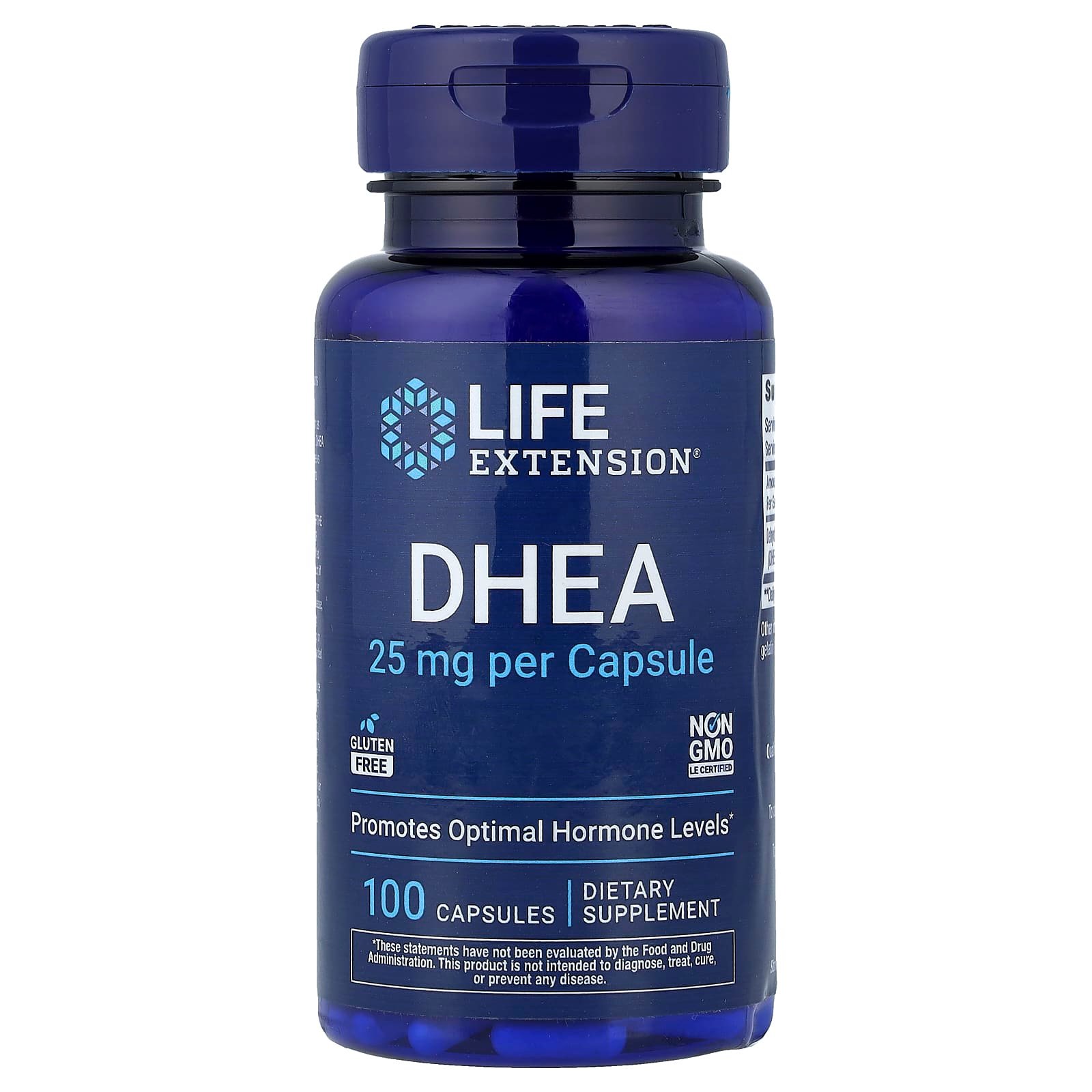 Life Extension, DHEA, 25 mg, 100 Capsules