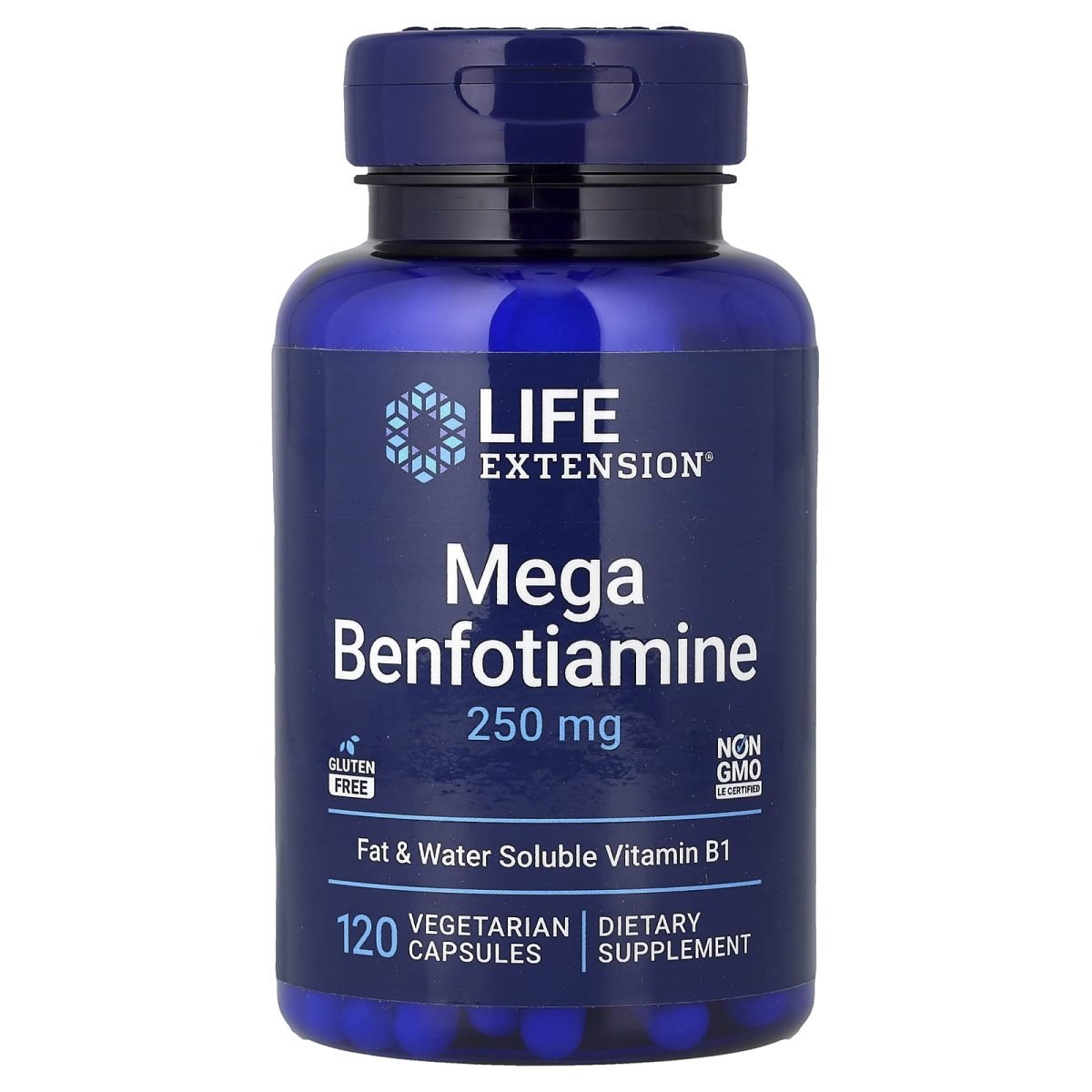 Life Extension, Megabenfotiamina, 120 Cápsulas Vegetarianas