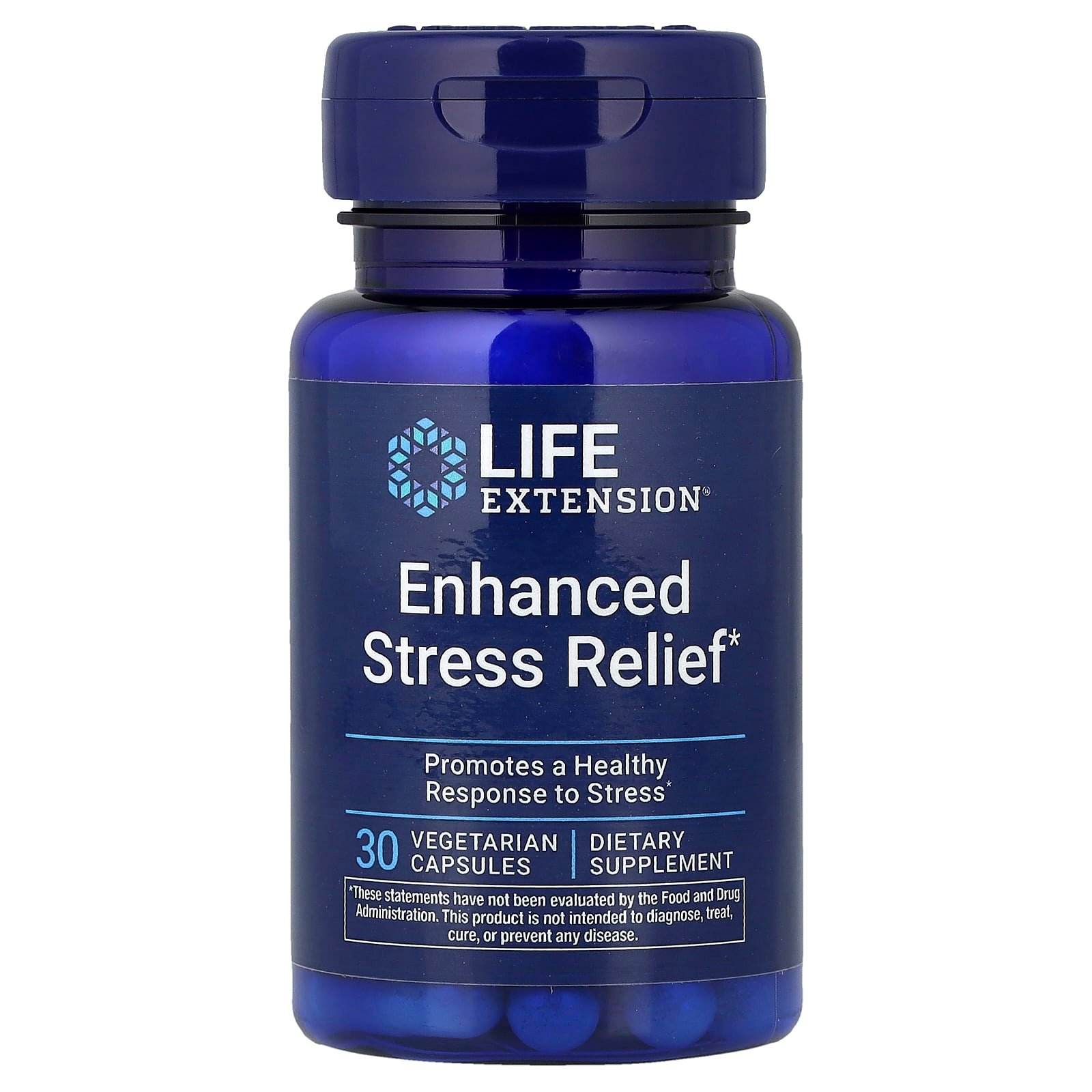 Life Extension, Enhanced Stress Relief, 30 Vegetarian Capsules