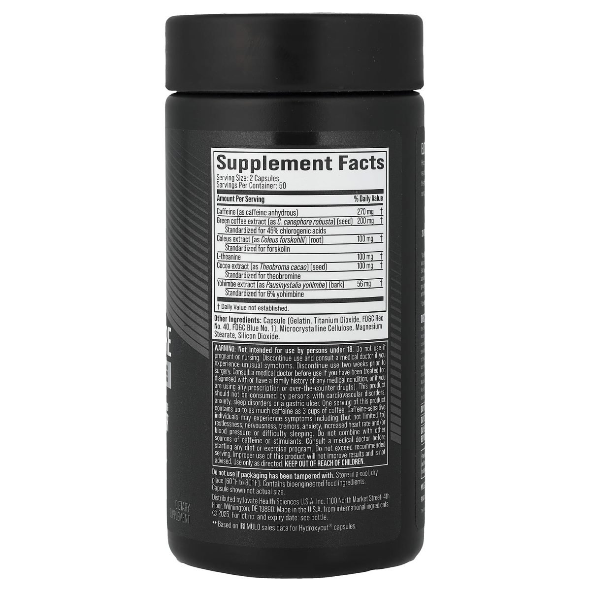 MuscleTech, Hydroxycut® Hardcore Elite, 100 Capsules, foto 2