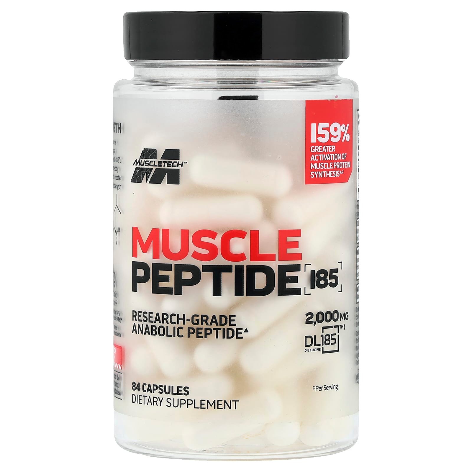 MuscleTech, Muscle Peptide 185, 84 Cápsulas (666 mg por Cápsula)