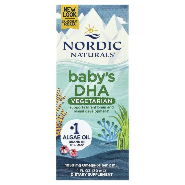 Nordic Naturals, DHA para Bebês, Vegetariano, 30 ml (1 fl oz)