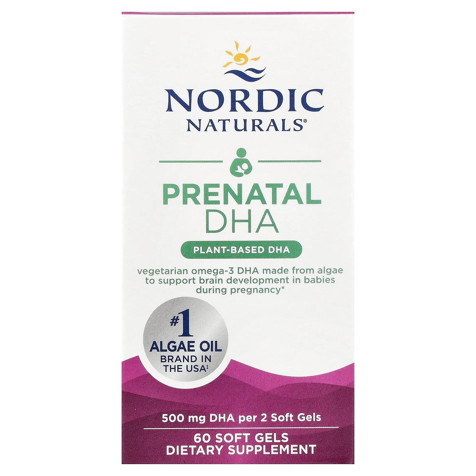 Nordic Naturals, Prenatal DHA, 60 Soft Gels (250 mg per Soft Gel)