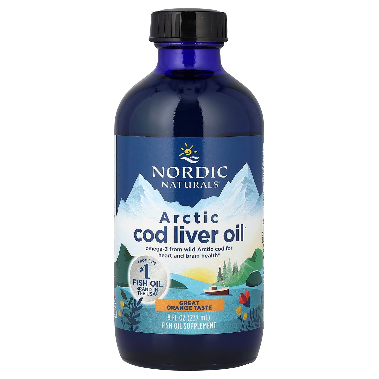 Nordic Naturals, Arctic Cod Liver Oil™, Orange, 237 ml (8 fl oz)