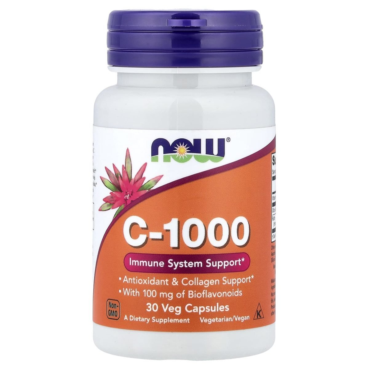 NOW Foods, C-1000, 30 Cápsulas Vegetais