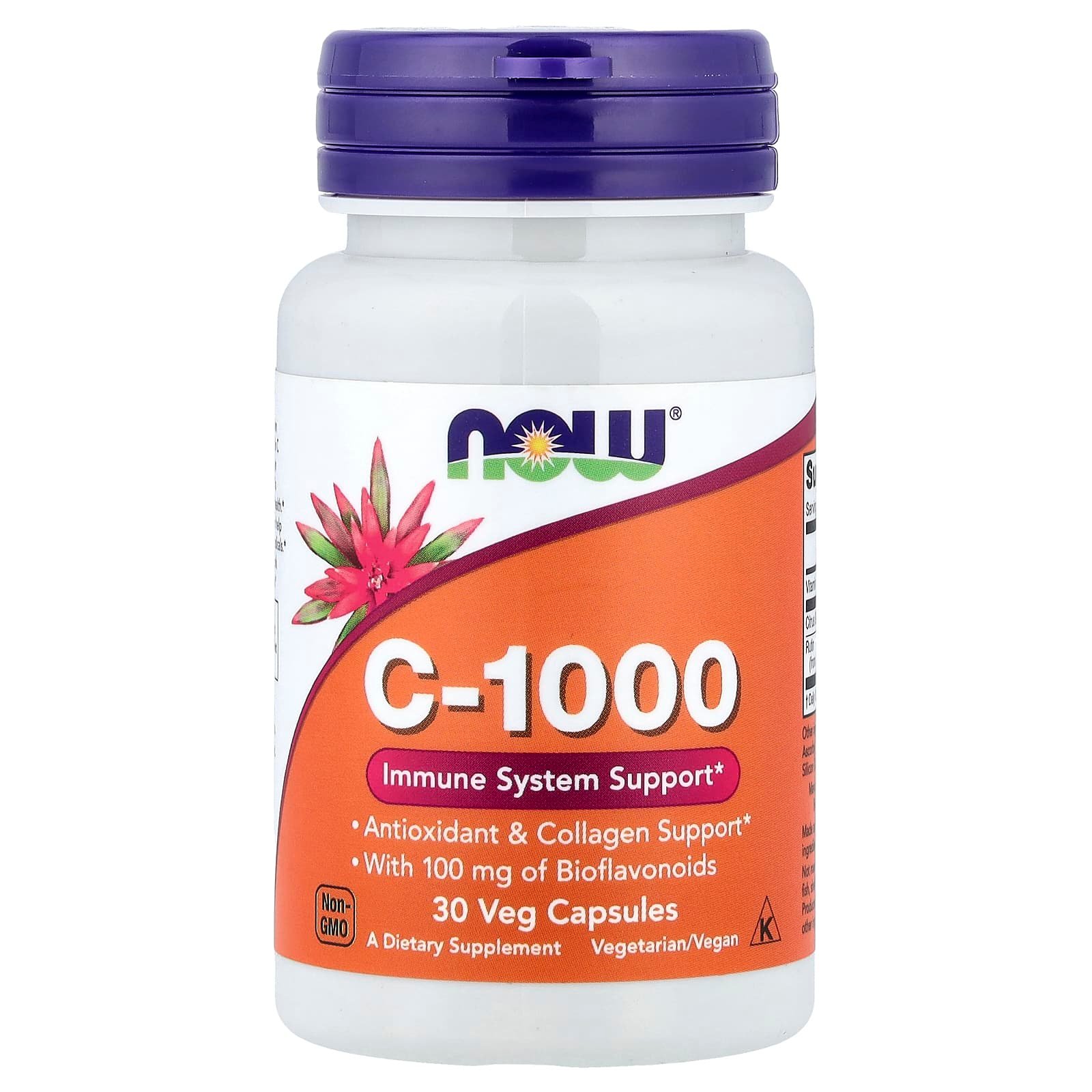 NOW Foods, C-1000, 30 Cápsulas Vegetais