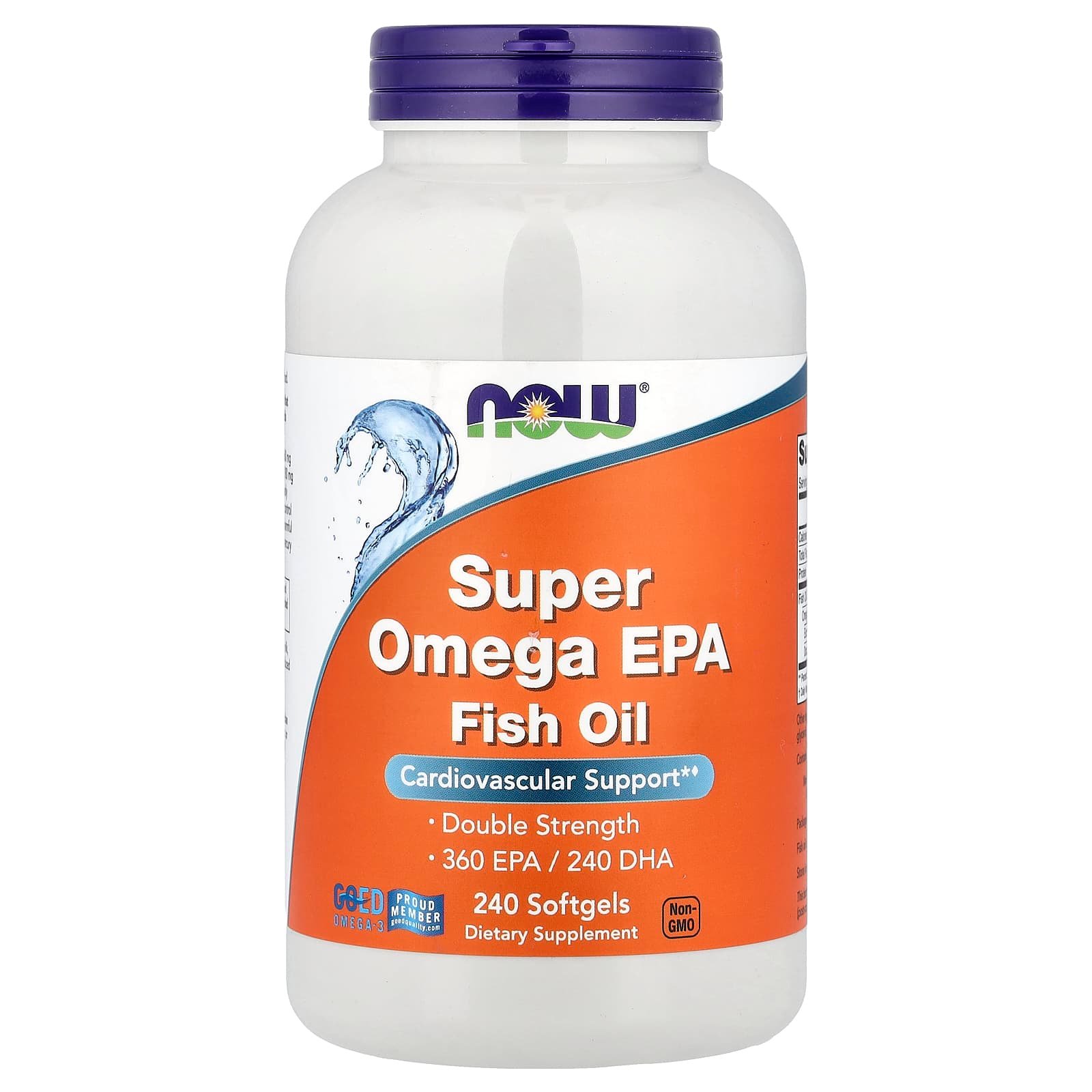 NOW Foods, Óleo de Peixe Superômega EPA, 240 Cápsulas Softgel (1.000 mg por Cápsula Softgel)