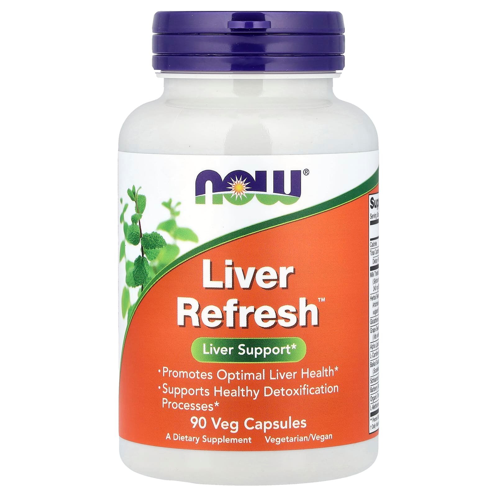 NOW Foods, Liver Refresh™, 90 Cápsulas Vegetais