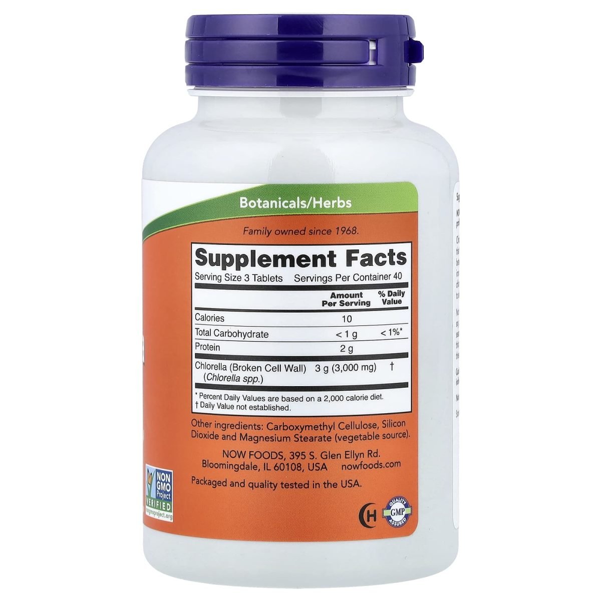 NOW Foods, Clorela, 120 Comprimidos (1 mg por Comprimido), foto 2