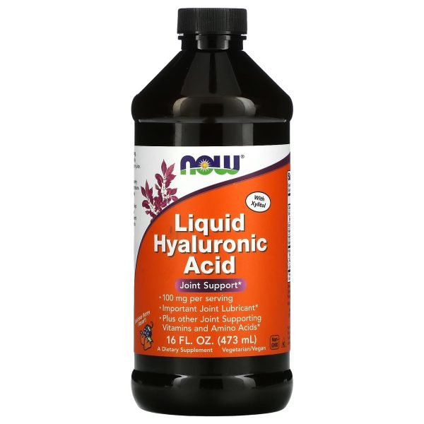 NOW Foods, Ácido Hialurônico Líquido, Berry, 100 mg, 473 ml (16 fl oz)