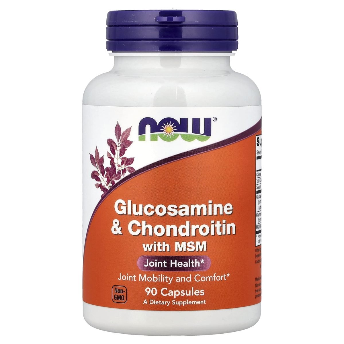 NOW Foods, Glucosamine e Condroitina com MSM, 90 Cápsulas