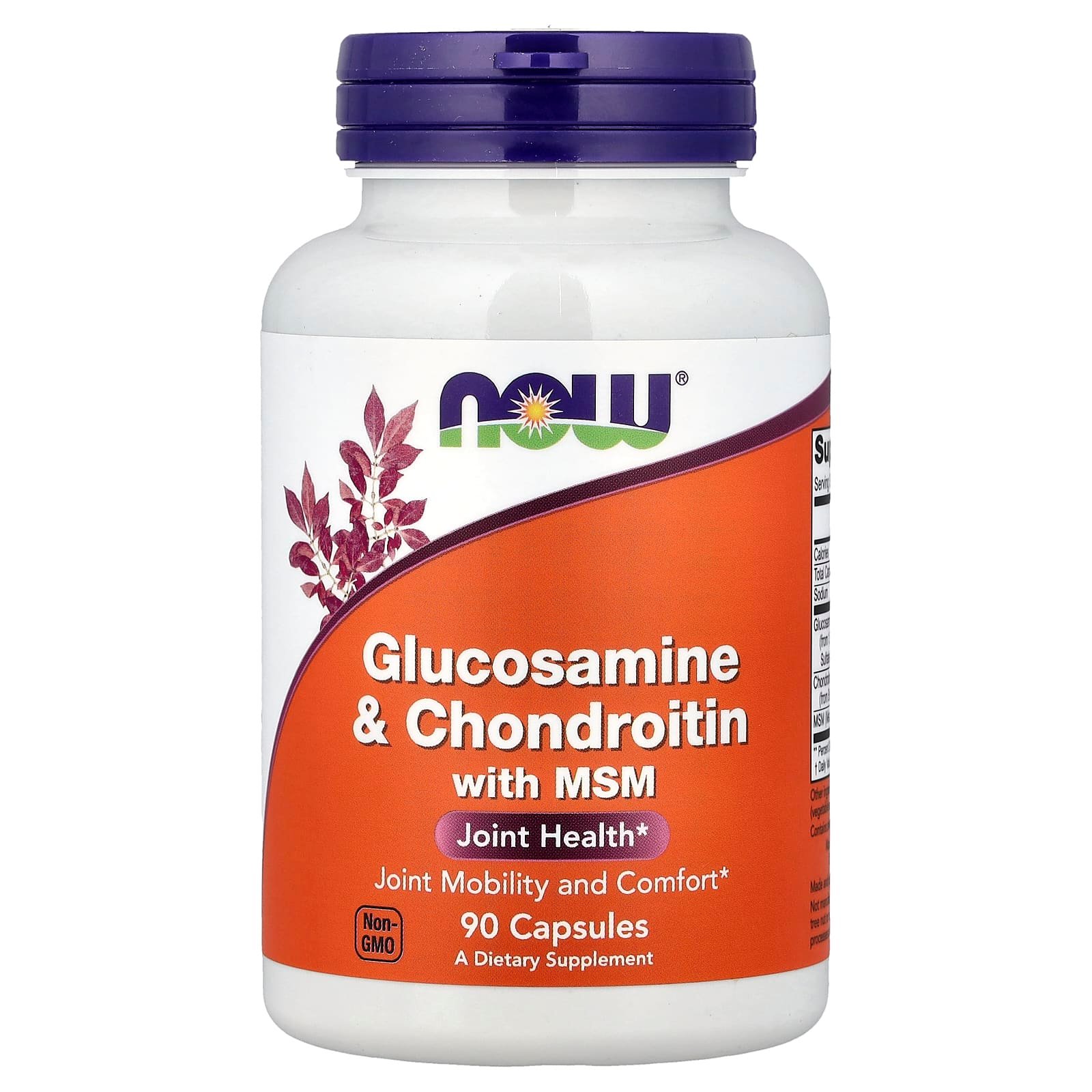 NOW Foods, Glucosamine e Condroitina com MSM, 90 Cápsulas
