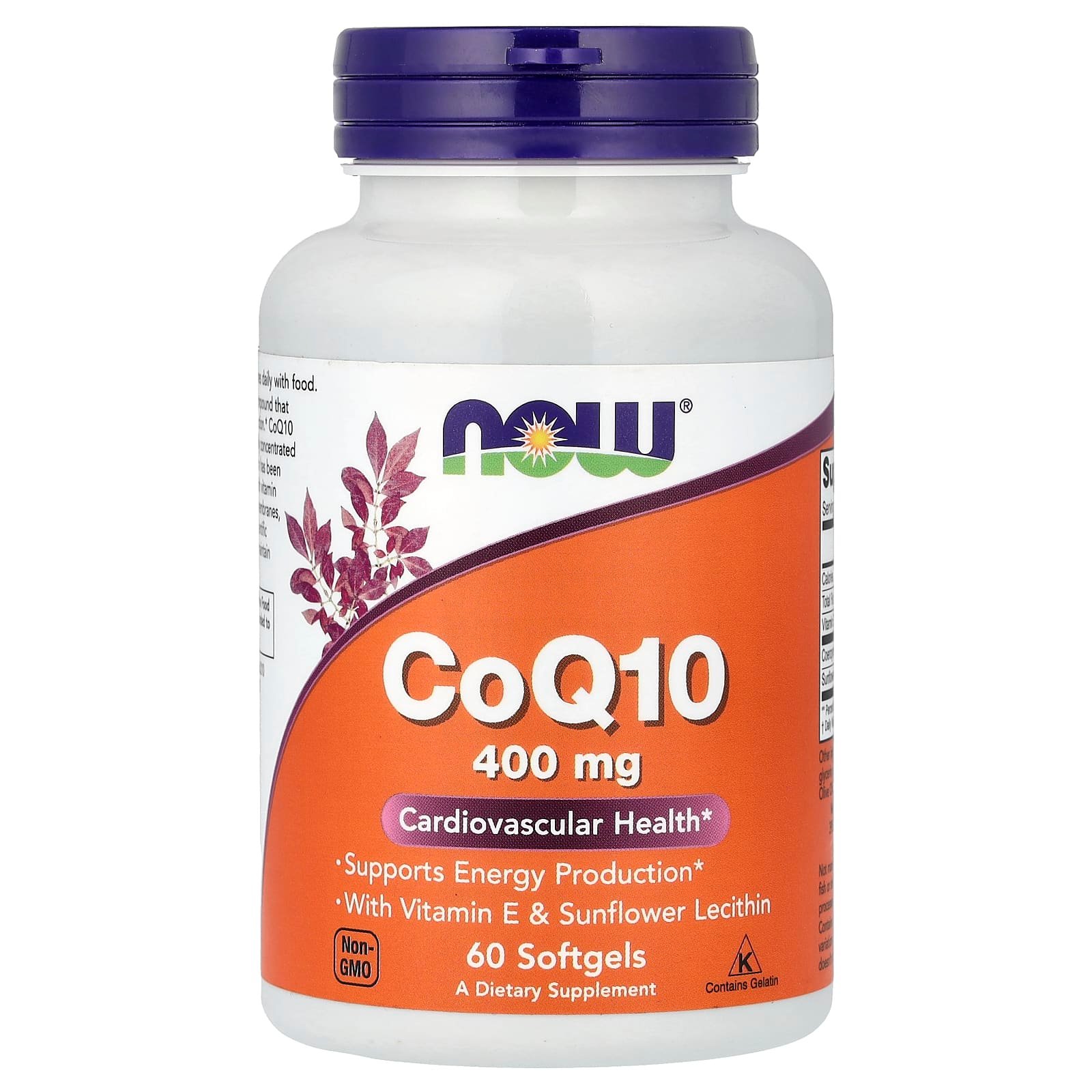 NOW Foods, CoQ10 , 60 Softgels