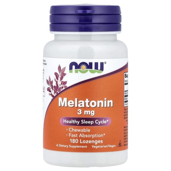 NOW Foods, Melatonin, 180 Lozenges