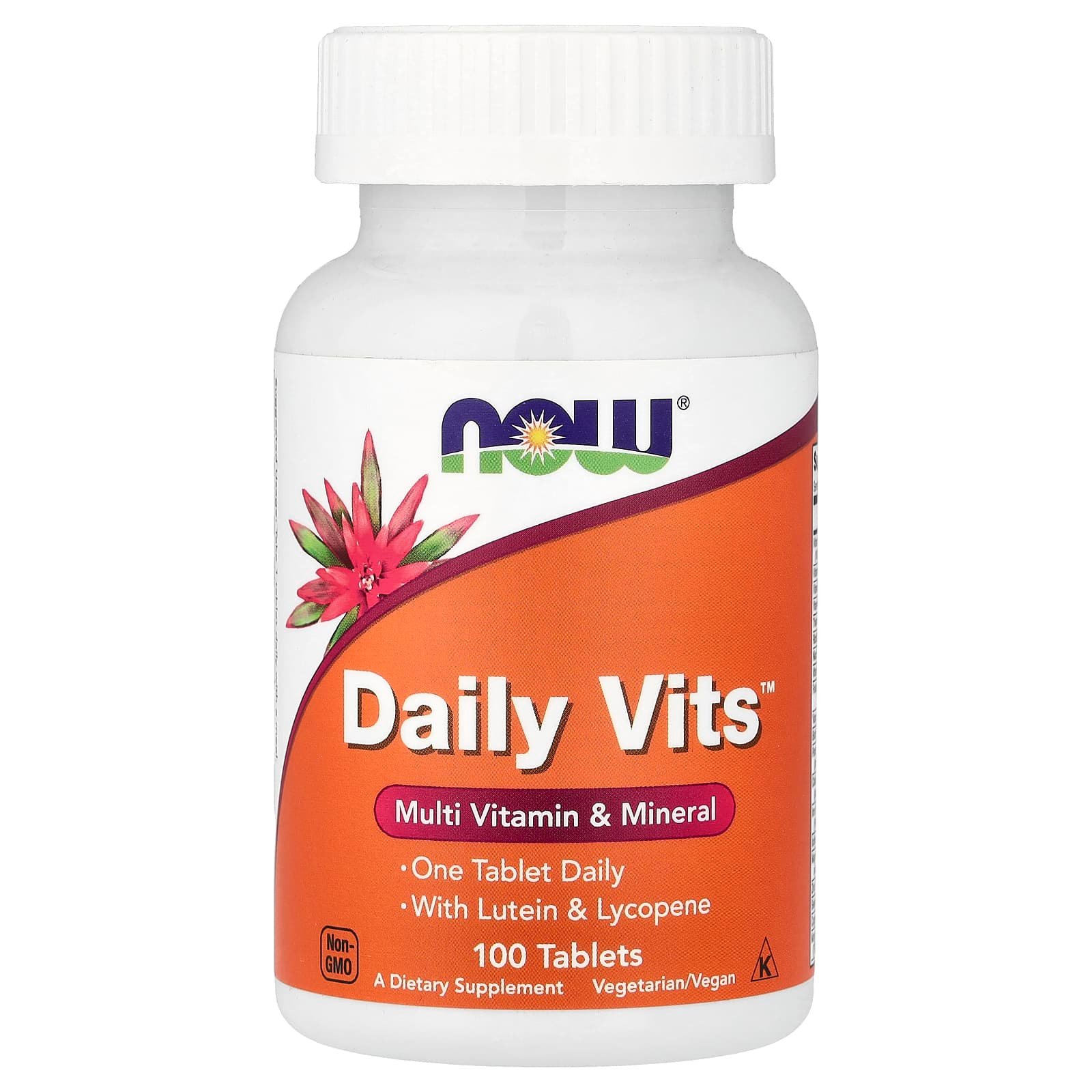 NOW Foods, Daily Vits™, Multivitamínico e Mineral, 100 Comprimidos