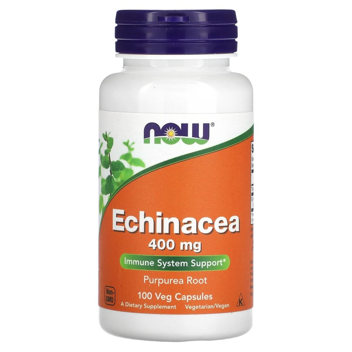 NOW Foods, Echinacea, 400 mg, 100 Cápsulas Vegetais