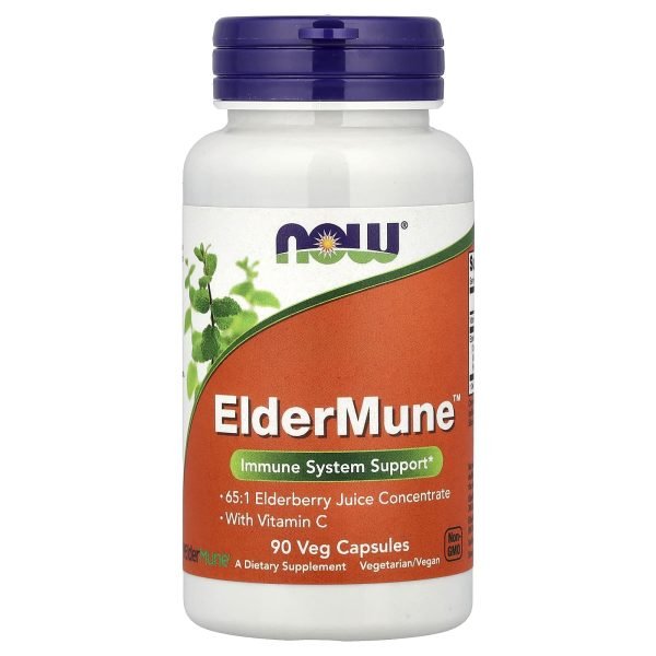 NOW Foods, ElderMune™, 90 Cápsulas Vegetais