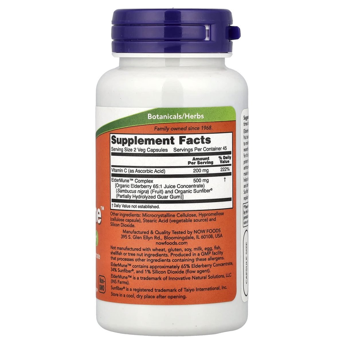 NOW Foods, ElderMune™, 90 Cápsulas Vegetais, foto 2