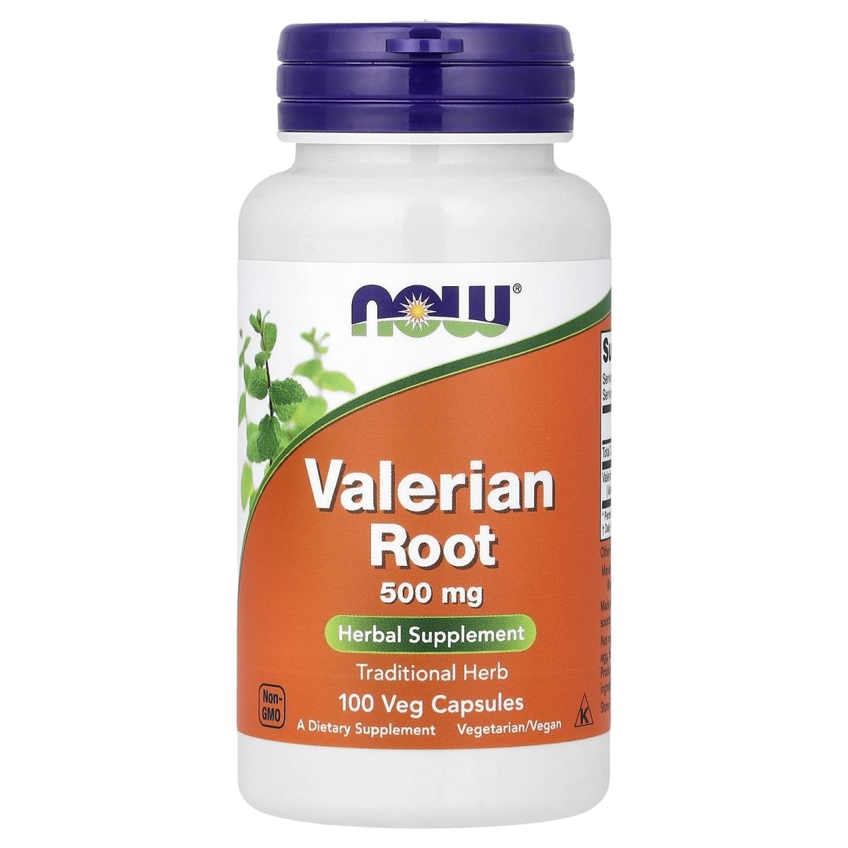 NOW Foods, Raiz de Valeriana, 100 Cápsulas Vegetais (500 mg por Cápsula)