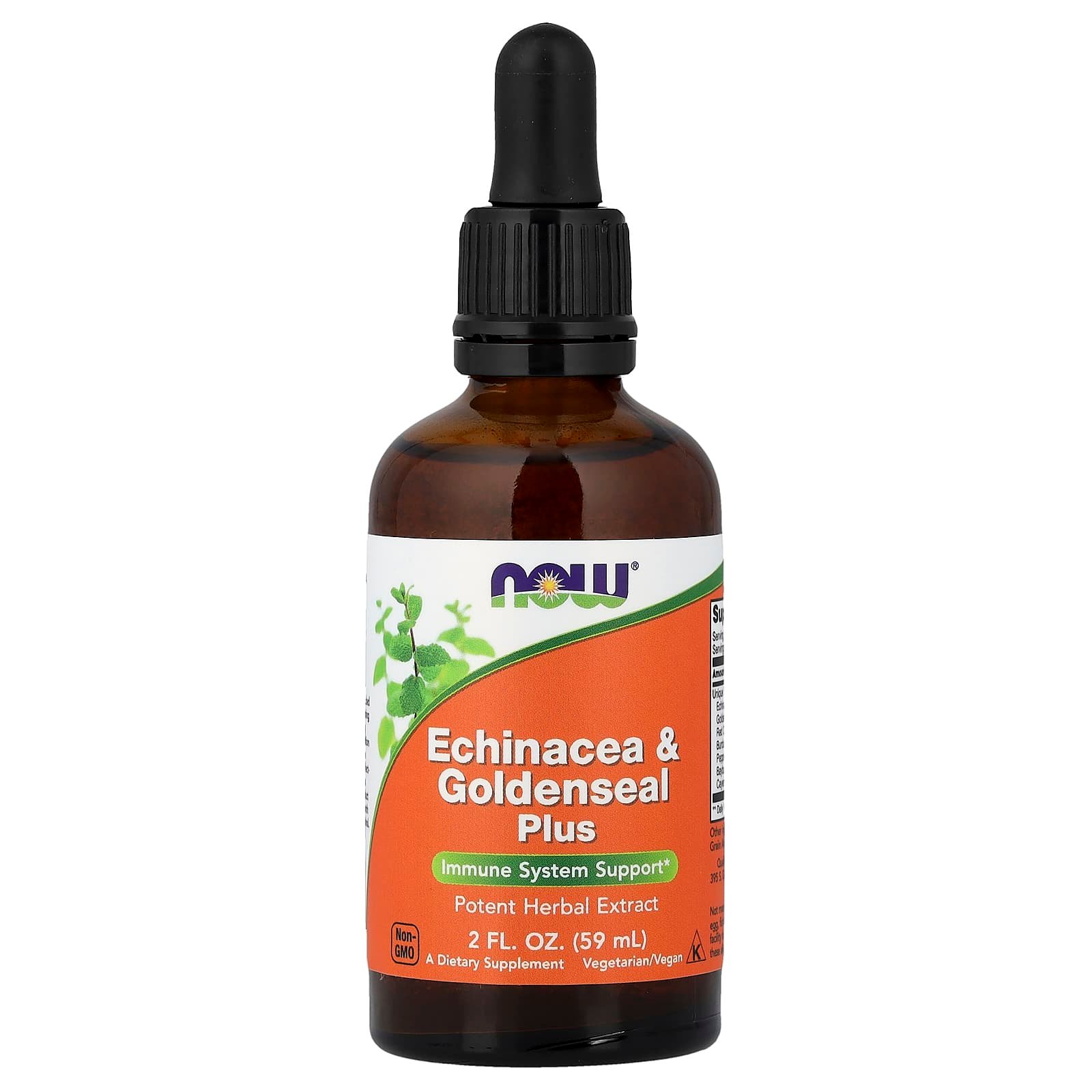 NOW Foods, Echinacea e Goldenseal Plus, 59 ml (2 fl oz)