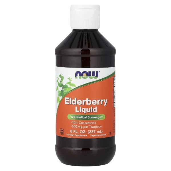 NOW Foods, Sabugueiro Líquido, 237 ml (8 fl oz)