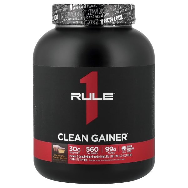 Rule One Proteins, Clean Gainer, Chocolate Peanut Butter, 2,18 kg (4,80 lb)