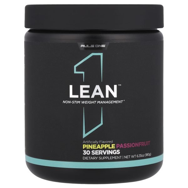 Rule One Proteins, Lean™, Non-Stim Weight Management, Pineapple Passion Fruit, 6.35 oz (180 g)