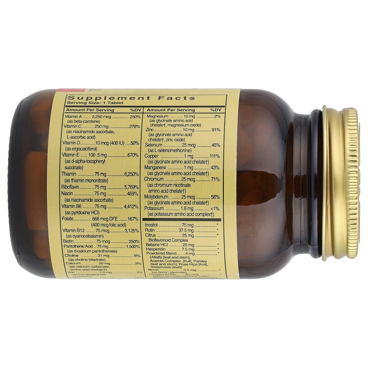 Solgar, Formula V™VM-75®, 60 Comprimidos, foto 2