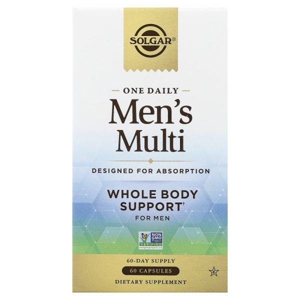 Solgar, One Daily Men's Multi, 60 Capsules