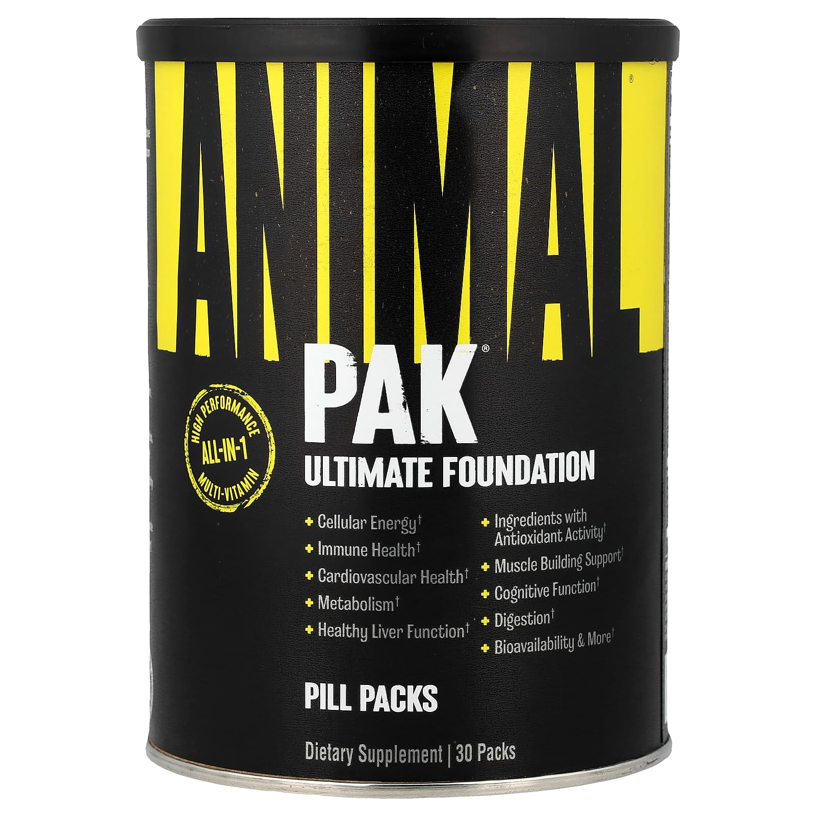 Animal, PAK®, Ultimate Foundation, 30 Packs