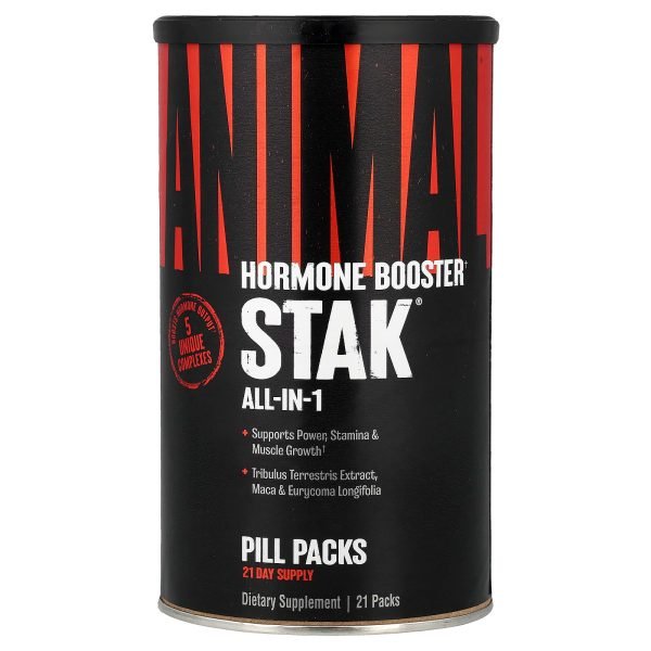 Animal, Stak®, Hormone Booster, All-In-1 Pill Packs, 21 Packs