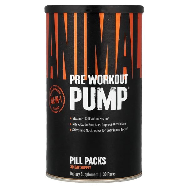 Animal, Pre Workout Pump®, Pill Packs, 30 Packs